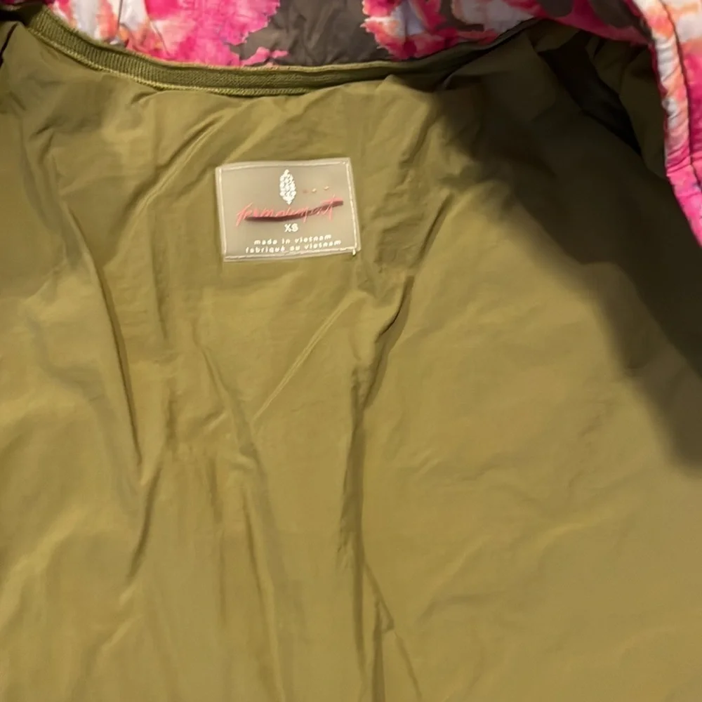 NWT Free People Movement Printed Pippa Packable Puffer Jacket XS